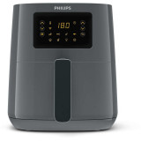 Friteuza cu aer cald HD9255/60, 4.1L, 1400W, Rapid Air, 7 programe, Control telefon, Gri, Philips
