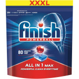 Detergent pentru masina de spalat vase Finish All in One Max, 80 spalari