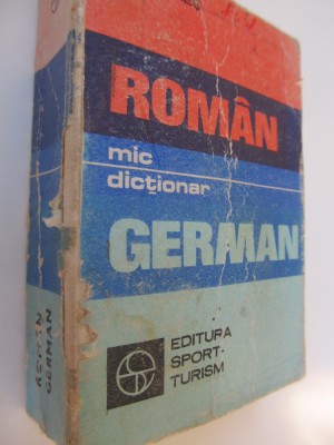 Mic dictionar Roman German - Gh. Hanes foto