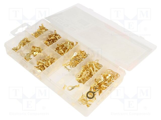 Set conectori crimpat neizolați 450 buc YATO