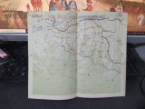 Silistra, Oltenița, Turtucaia, Ostrov, Curt Bunar, hartă color circa 1930, 109