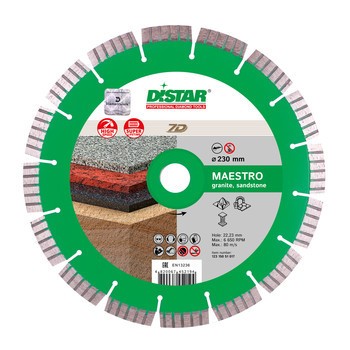 Disc diamant 1A1RSS/C3-W 230x2,6/1,8x12x22,23-16 Maestro Innovative ReliableTools foto