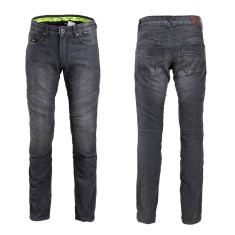 Pantaloni Moto Barbati W-TEC Oliver, M, Negru