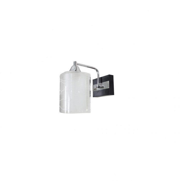 Aplica Niege Crom+Negru+Alb 1xE27 60W