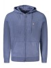 Hanorac cu fermoar barbati, cu mini logo brodat, Regular fit, albastru deschis, M, 2XL, 3XL, L, XL, Norway