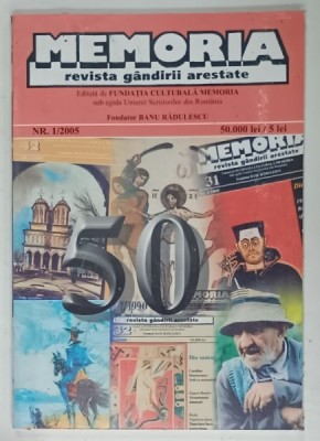 MEMORIA , REVISTA GANDIRII ARESTATE , NR. 1 / 2005 foto