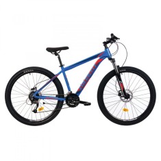 Bicicleta MTB Colinelli COL27, Marimea M, 27.5 inch, Albastru, Schimbator Shimano Altus, 24 Viteze, Cadru Aluminiu, Frane pe Disc foto