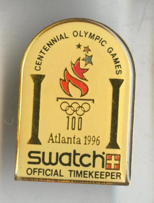 Insigna Olimpica Olimpiada ATLANTA 1996 foto