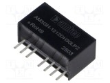 Convertor DC/DC AIMTEC 3W 4,5-18V intrare 12V/-12V ieșire SIP8