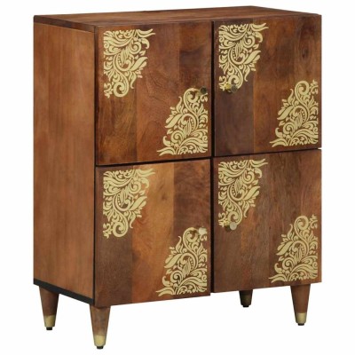 vidaXL Bufet Maro miere Lemn masiv de acacia 60 x 33 x 75 cm Bufet foto