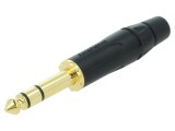 Mufă Jack 6,3mm Tată Stereo 3 Piste Drept pe Cablu