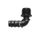 Cot conector pentru tub picurare 16 mm cu filet exterior 1/2 inch