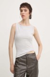 Abercrombie &amp; Fitch top femei, culoarea gri, KI139-4683