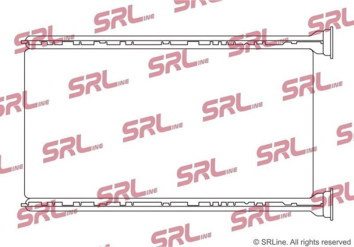 Radiator incalzire habitaclu Mazda 6 07-12, motor: 2.5, 3.7 V6, fara conducte, 245x132x26, SRLine, miez si rezervor din aluminiu brazat, GS3L61A10