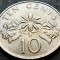 Moneda 10 CENTI - SINGAPORE, anul 1987 *cod 74