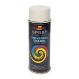 Spray Vopsea Alb Lucios Profesional Champion 400ml RAL 9010 Universal Metal, Sticla, Plastic