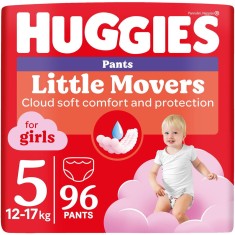 Pachet Scutece chilotel Huggies Pants Mega pack 5-48 buc, Girl, 12-17 kg, 96 buc