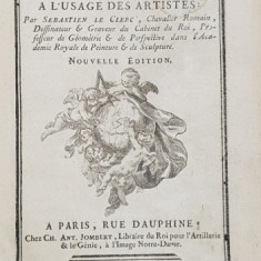 Traite de geometrie theorique et pratique, a l'usage des artistes par Sebastien Le Clerc - Paris, 1774