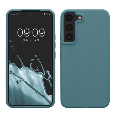 Husa pentru Samsung Galaxy S22, Silicon, Verde, 56756.206, kwmobile foto