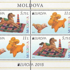 MOLDOVA 2015, EUROPA CEPT, carnet, serie neuzata, MNH