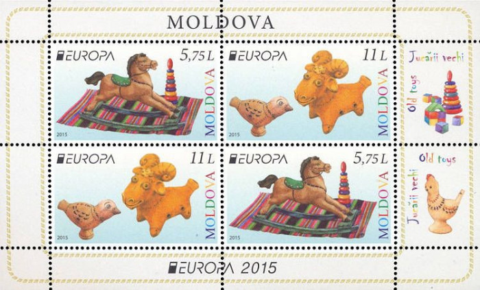MOLDOVA 2015, EUROPA CEPT, carnet, serie neuzata, MNH