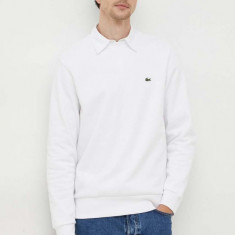 Lacoste bluză bărbați, culoarea alb, uni SH9608-132