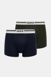 Levi&#039;s boxeri 2-pack culoarea verde, 37149-1091