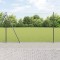 Gard Hexagonal vidaXL Gri 1,4x10 m Oțel