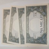 Bancnota una mie lei 1945 UNC serie consecutiva