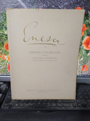 Enescu, Op. 8, Simfonia concertantă pentru violoncel și orchestră, reducție, 229 foto