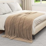 vidaXL Pături de aruncat 6 pcs Culoare Cămilă 150 x 200 cm Molton 42016794