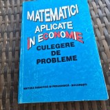Matematici aplicate in economie. Culegere de probleme - O. Popescu