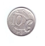Moneda Australia 10 cents/centi 1989, stare buna, curata