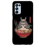 Husa compatibila cu Oppo A5 (2020) model Totoro Meal, Silicon, TPU, Viceversa, Transparent, Carcasa
