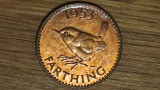 R10 Marea Britanie -moneda de colectie- 1 farthing 1953 -Elisabeta- an unic batere!, Europa
