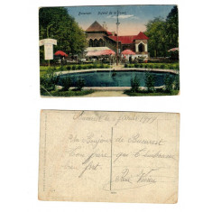 Bucuresti 1919 - Bufetul de la Sosea, ilustrata