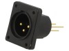 Soclu XLR 3 PIN THT Aurit 5A 19x24mm, CLIFF