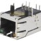 Conector RJ45 soclu ecranat cu diodă LED THT &icirc;n unghi, PIN 8