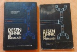 Desen tehnic de instalatii + mapa cu planse - V. Constantinescu, N. Nicolescu, 1970, Didactica si Pedagogica