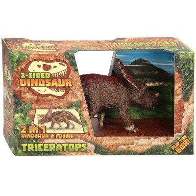 Figurina Triceratops 2 in 1 dinozaur si fosila foto