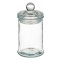 Borcan Sticlă, Cilindric, Capacitate 130ml, Transparent, 6x12cm