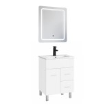 Neo Vision 60 mobilier de baie complet alb-alb