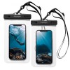 Set 2 Huse Universale Telefon Spigen Waterproof A601 Clear | Husa Protectie Apa, Praf | Compatibil Smartphone