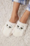 women&#039;secret papuci de casa HARRY POTTER culoarea bej, 4998085