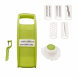 Razatoare Multifunctionala 7 Piese Vanora Home, Plastic + Inox, Feliere, Curatare Fructe/Legume