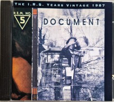 R.E.M. &lrm;&ndash; Document NM / NM cd rock alternativ I.R:S. Europa