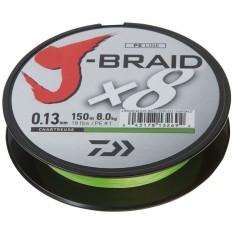 Daiwa J-Braid X8 0.06mm-150m chartreuse foto