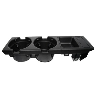 Suport pahare + monede, pentru BMW Seria 3 e46 1998 - 2006 cod 51168217953 - Negru foto