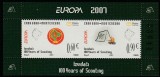 Muntenegru 2007- Europa CEPT, Bloc 2 valori,MNH,Mi.Bl.HB 2, setia 33644