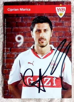 Fotografie Ciprian Marica emisa de catre VfB Stuttgart Autograf foto